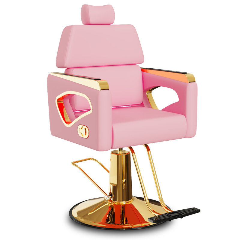 Fauteuil inclinable Mercer41, Similicuir rose