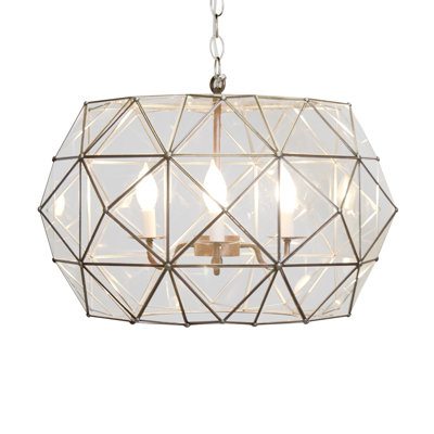 Rozz 3 - Light Geometric Chandelier