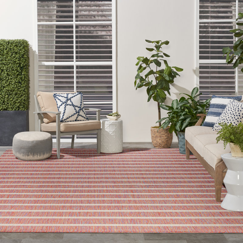 Tapis d'intérieur / extérieur Flinn, Rectangle 7 pi x 10 pi