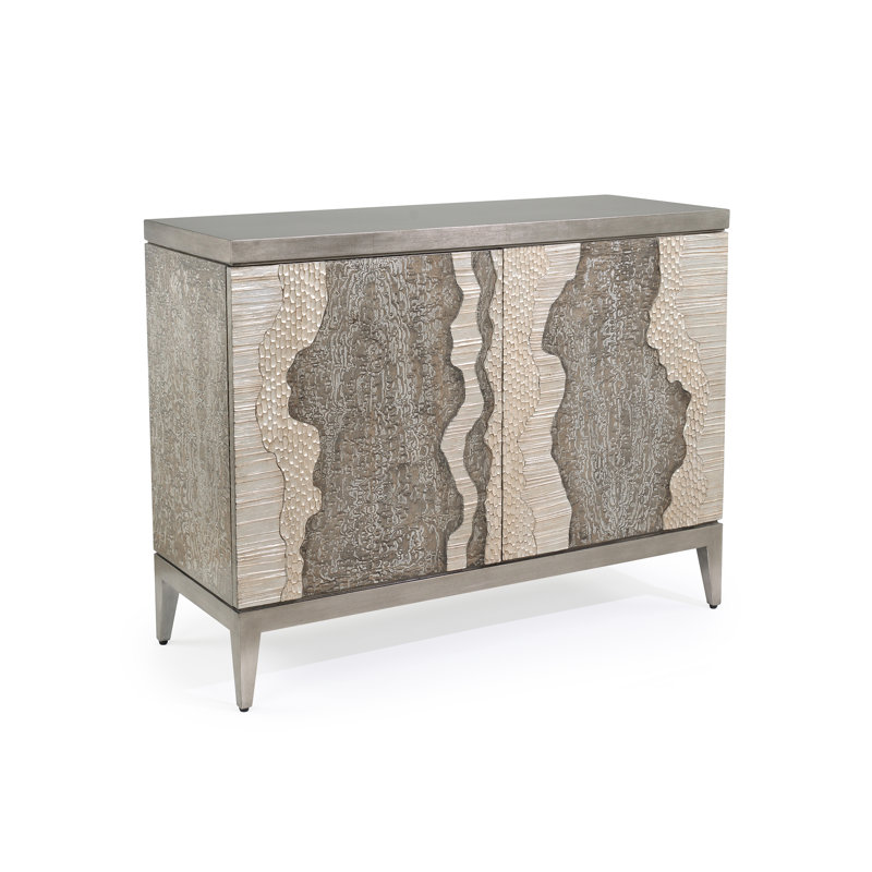River's Edge Chest With Doors, Gray