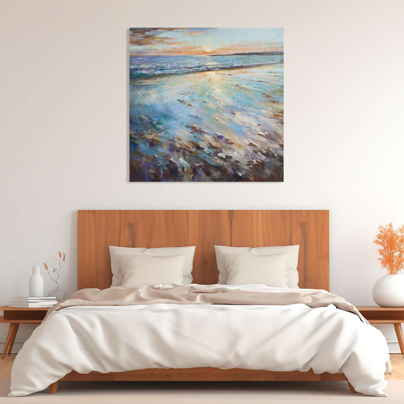 Landscape Painting: Savouring Every Moment by Nel Whatmore - Wrapped Canvas Print, 70cm H x 70cm W