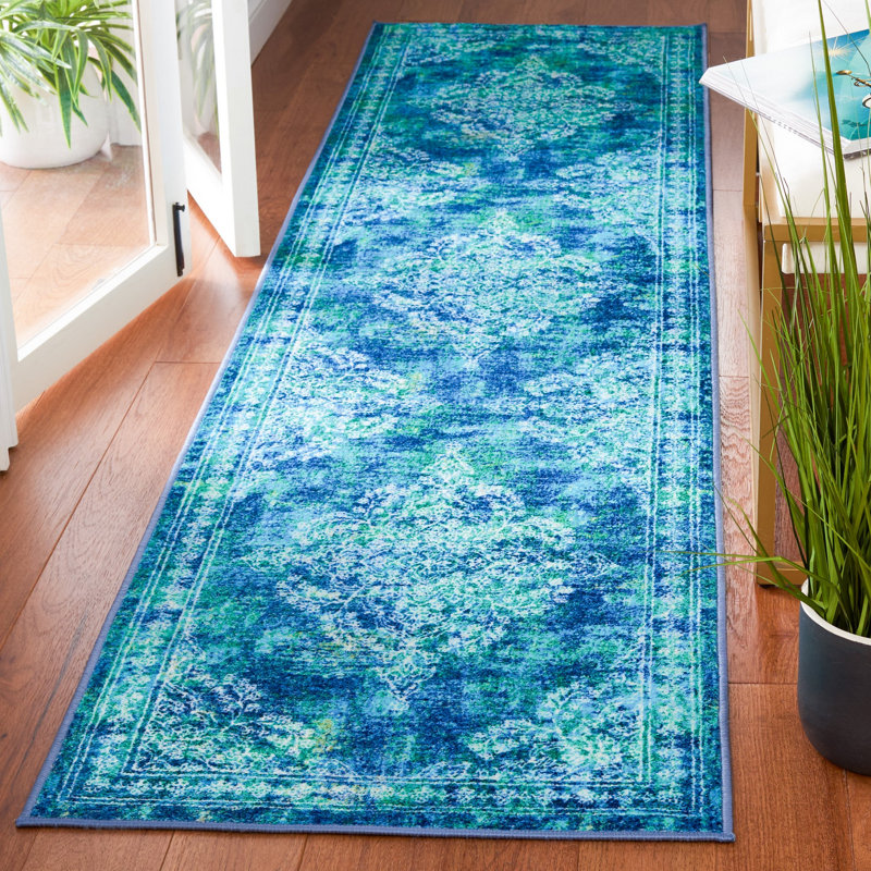 Aashriya Performance Machine Washable Oriental Rug, Runner 2'2" x 9'