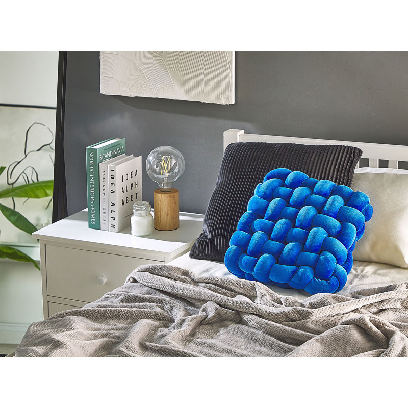 Bretenieres Square Cushion, Blue