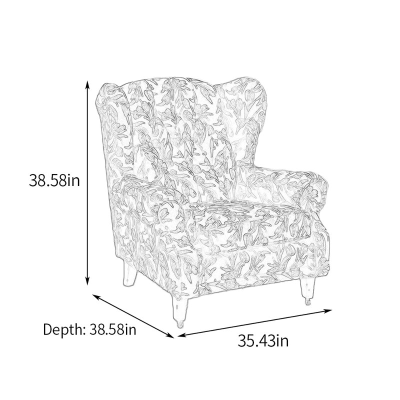 Fauteuil inclinable Itsuo, Noir / rouge