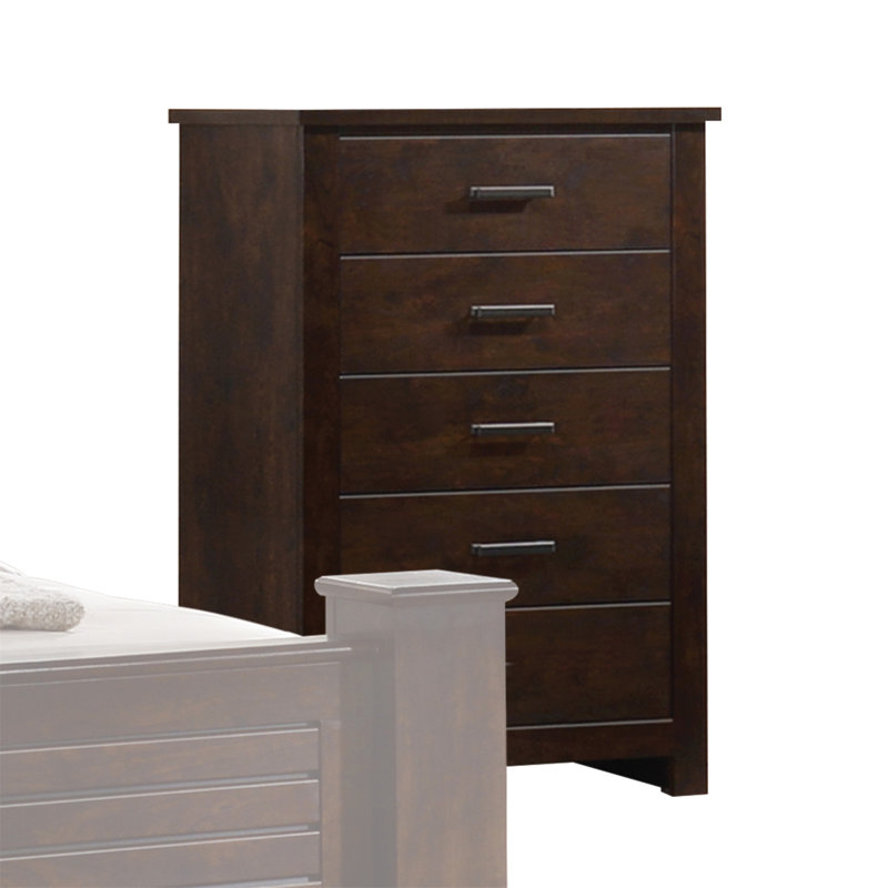 Commode sophistiquée en acajou avec beaucoup de rangement pour les essentiels de la maison