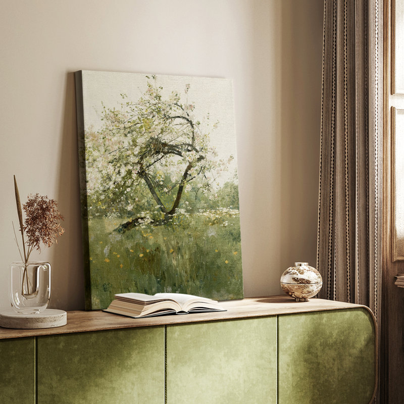 Paysage rétro CCxxix - galerie sur mesure, H 18 po x l 12 po