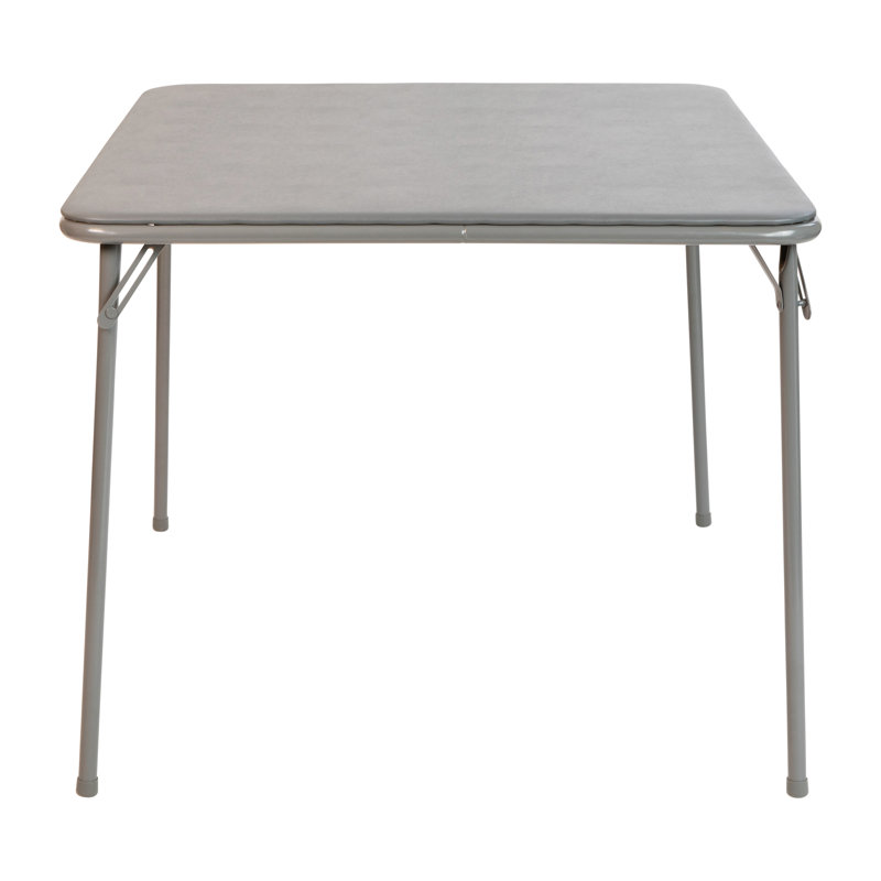 Table pliante à cartes - Table pliante portative légère avec pieds pliables, Gris