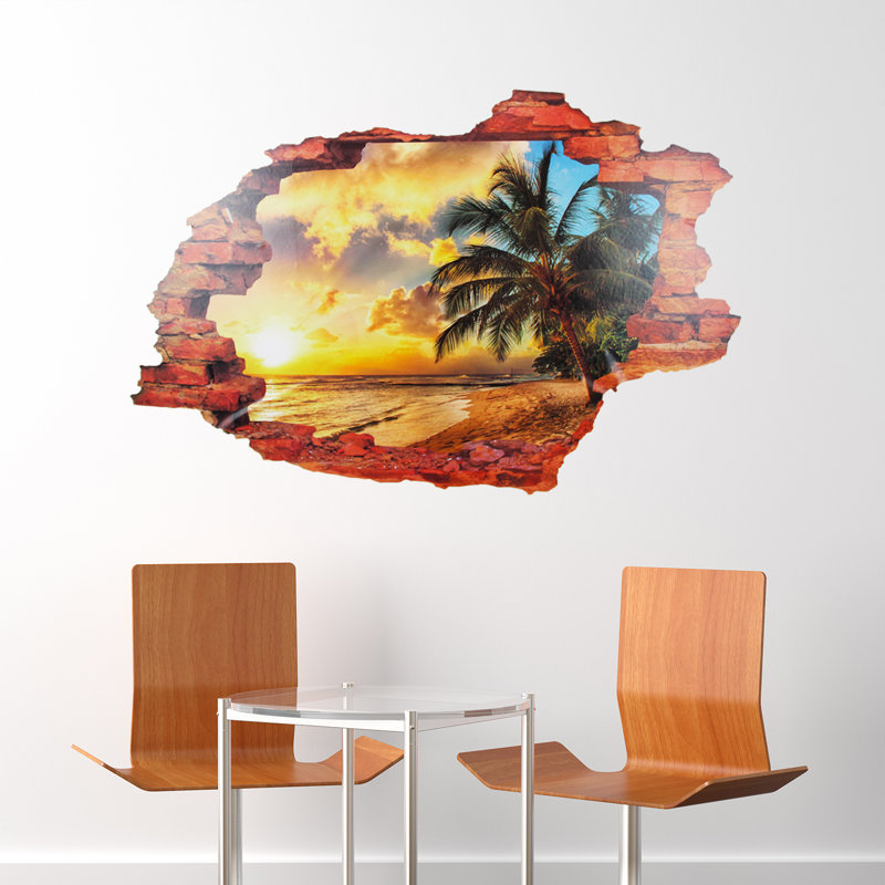Nautical & Beach Non-Wall Damaging Wall Decal