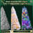 3-Piece Christmas Tree Set With LED Lights
