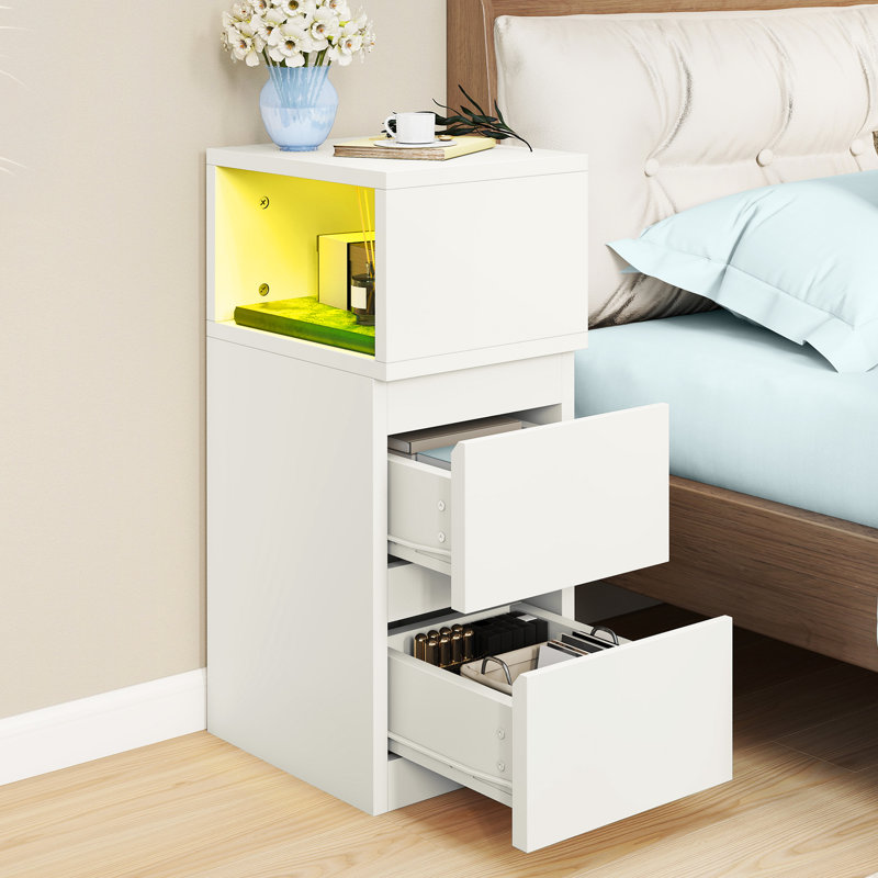 25cm W Bedside Table