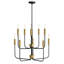 Lustre multi-niveaux 10 lumières Austen-951925974