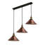Latshaw 3-Light Kitchen Island Cone Pendant-1362733