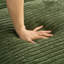 Canapé confortable en velours côtelé de 81 po avec repose-pieds Lewis-129720972