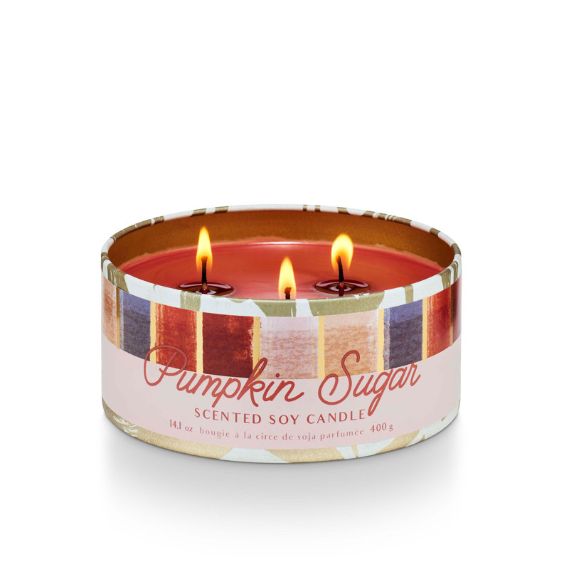 Tried & True Pumpkin Sugar Large Tin Candle, Large Tin