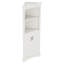 Grande armoire d'angle avec portes pour le salon, la salle de bain, la salle à manger ou la cuisine, blanc-667913113