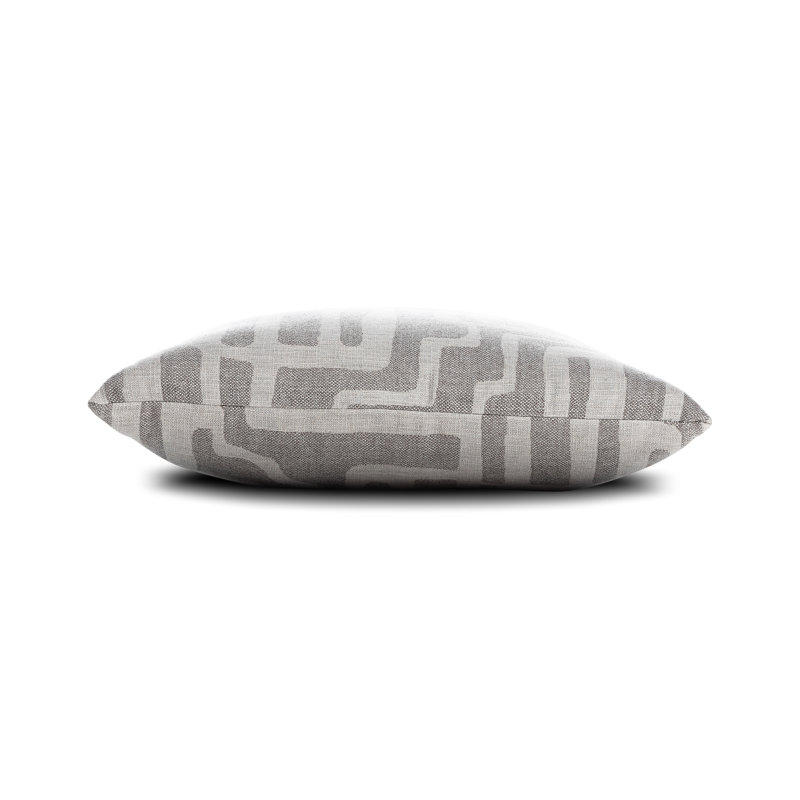 Noble Outdoor Square Sunbrella® Pillow Cover & Insert, 22"H x 22"W, Pewter