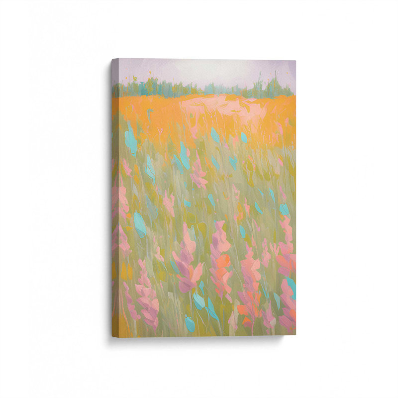 Symphony of Pastel Meadows I, toile tendue, H 30 po x l 20 po