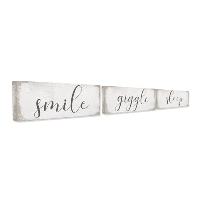 Lookout en bois blanc sourire giggle sleep