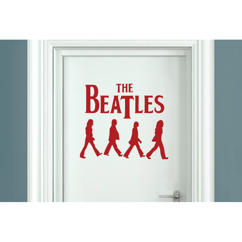 Entertainment Wall Decal, Dark Red