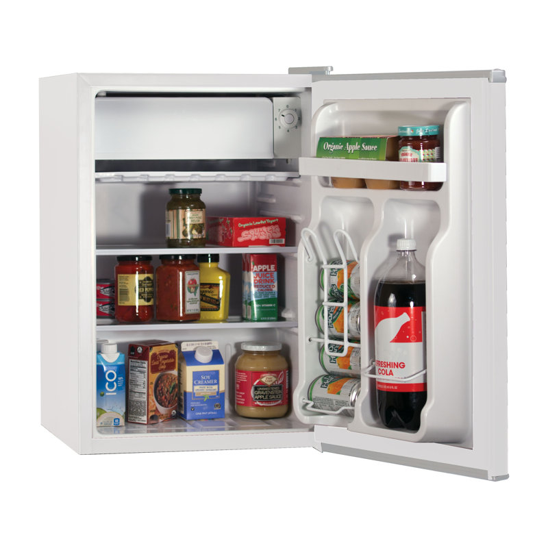 BCRK Series 2.5 cu. Réfrigérateur autoportant avec congélateur, Blanc