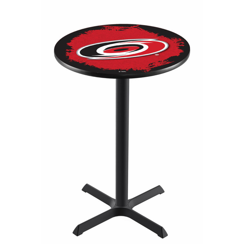 NHL Pub Table, Carolina Hurricanes, 36" H x 30" L x 30" W