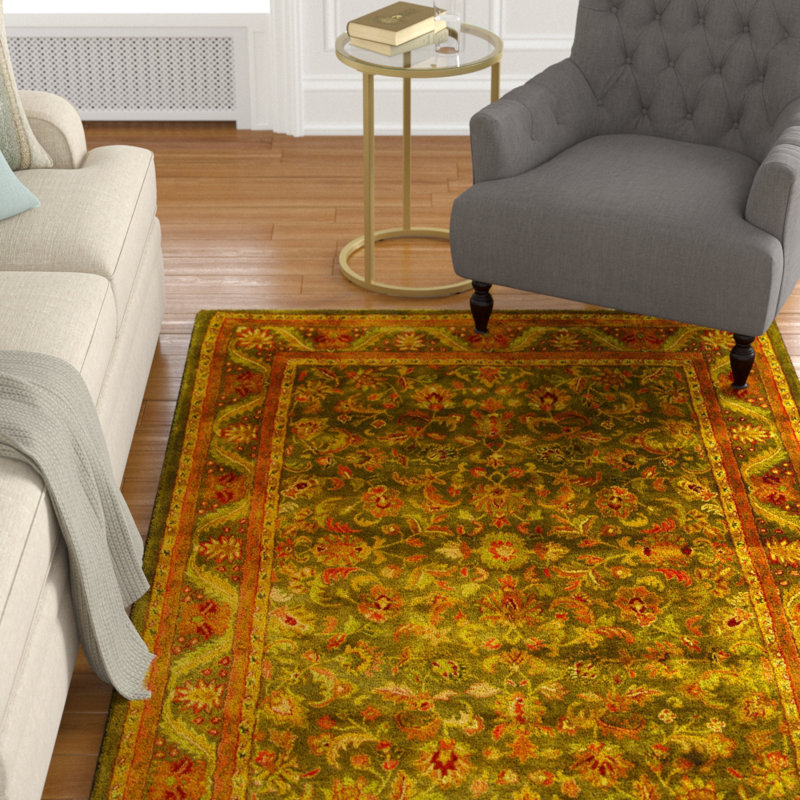 Tapis oriental en laine touffeté à la main Dunbar, Rectangle 9 pi 6 po x 13 pi 6 po