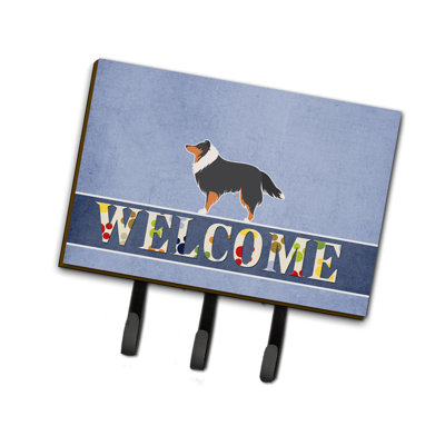 Garde-shetland ou porte-clés berger welcome
