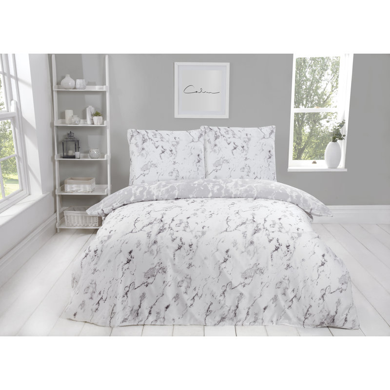 McLoughney Abstract Duvet Cover Set with Pillowcases Included, 155 x 220 cm - 1 Pillowcase (80 x 80 cm)