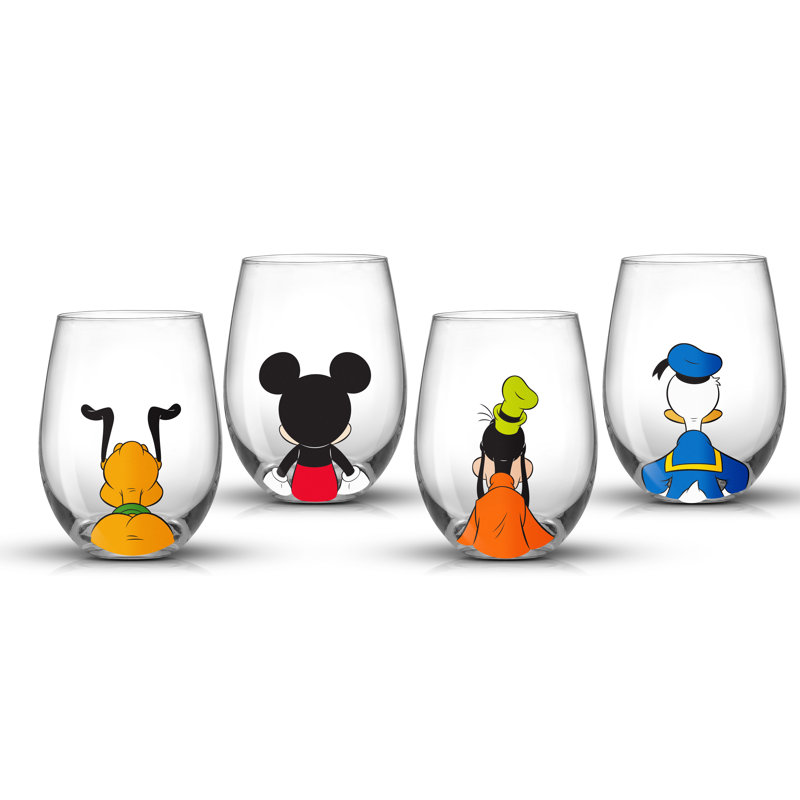 Verres à vin sans pied Joyjolt Disney Squad Mickey Mouse & Pals