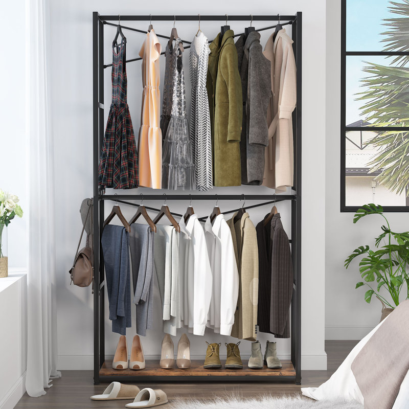 40.94'' Metal Clothing Rack