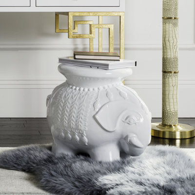 Boston Ceramic Accent Stool
