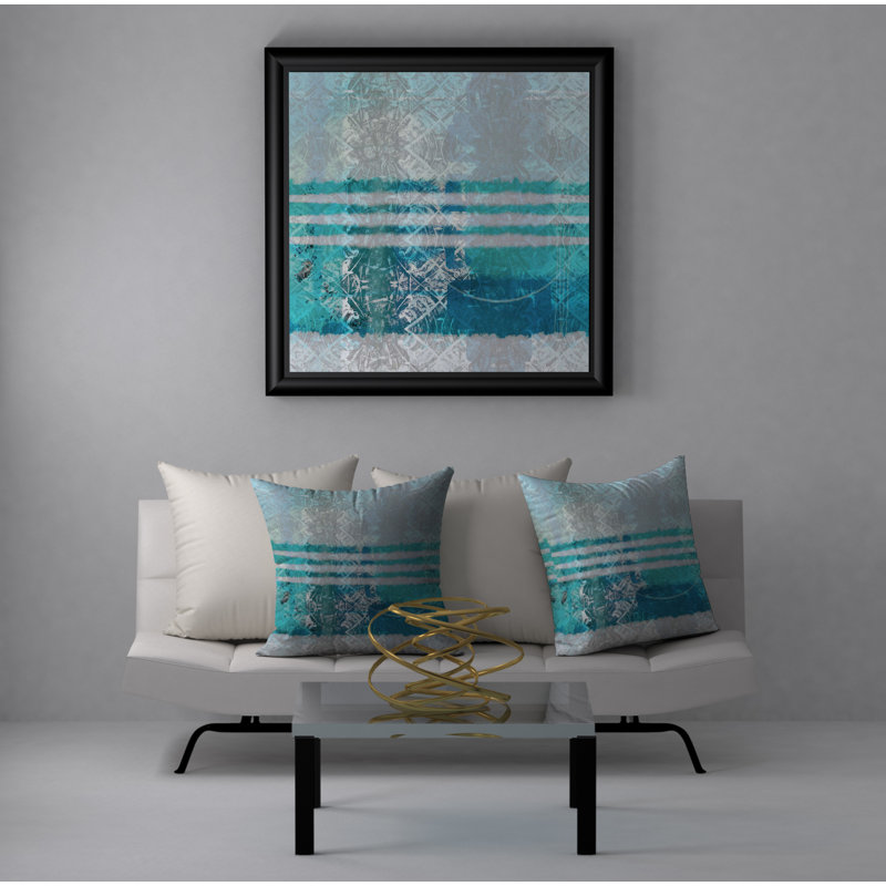 Housse de coussin décorative carrée sure éblouissante, 24 po x 24 po
