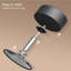 Swivel Upholstered Bar Stool with Steel Frame