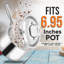 Couvercle NutriChef en acier inoxydable (18/0)-70180687