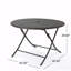 Table de salle à manger ronde pliable