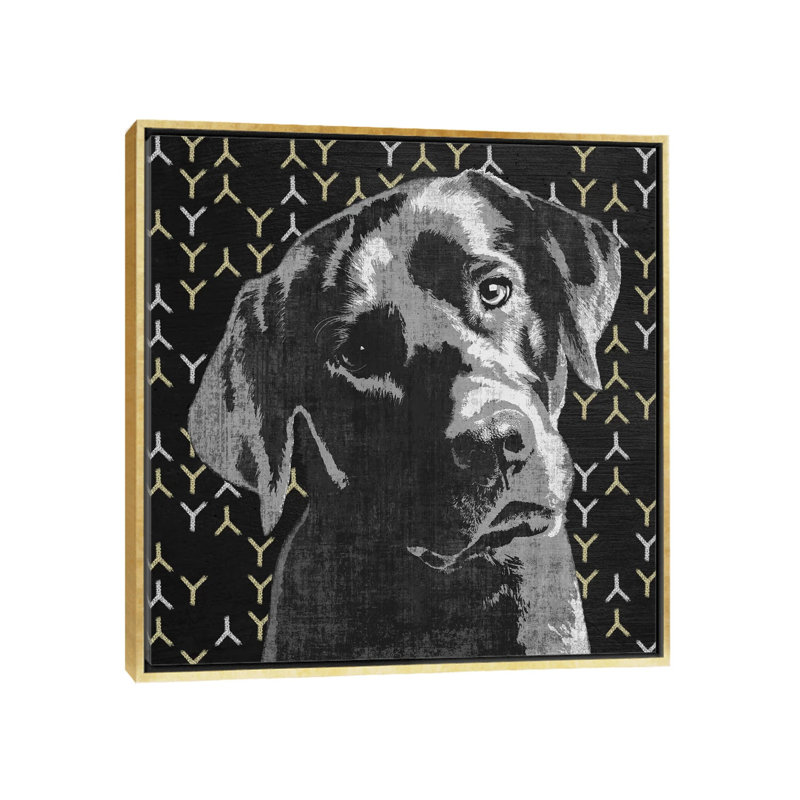 «Lab», reproduction d'impression sur toile, H 12 po x l 12 po x P 1,5 po, Pas de tapis, Toile avec cadre doré