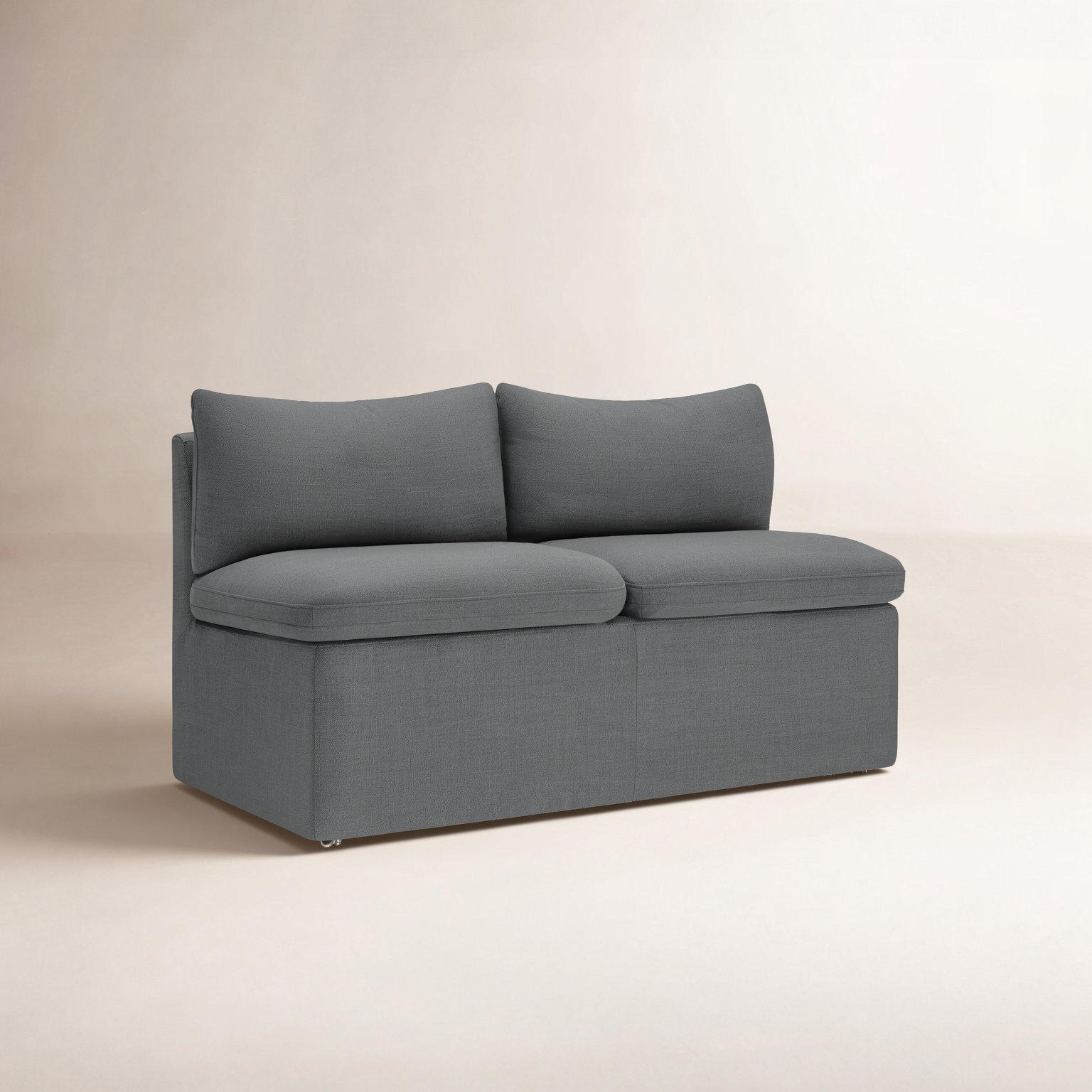 Alayaa Storage Bench, Effie Smoke Linen
