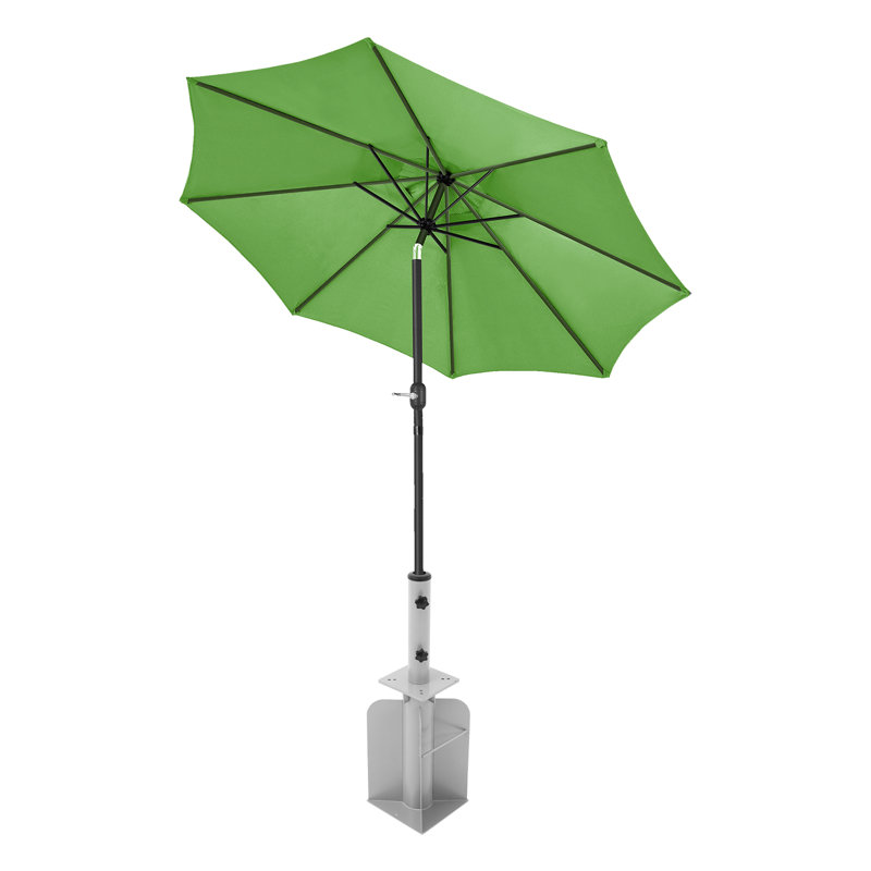 Porte-parapluies encastré encastré pour l'extérieur, Gris