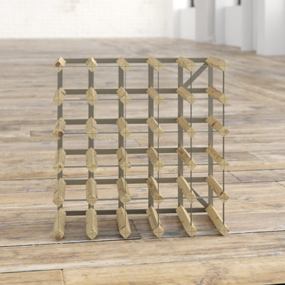 Candace 30 - Bottle Solid Wood Wine Bottle Rack