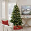 Sapin de Noël artificiel pré-illuminé de 1,80 m avec 300 lumières DEL blanc chaud