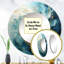 Spirals Celestial I - miroir mural unique en spirale abstraite-97183878-121387895