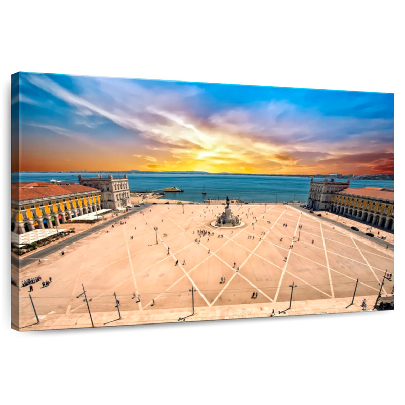 Nicci Iconic Public Square In Lisbon, 34" H x 51" W