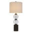 Lampe de table en verre