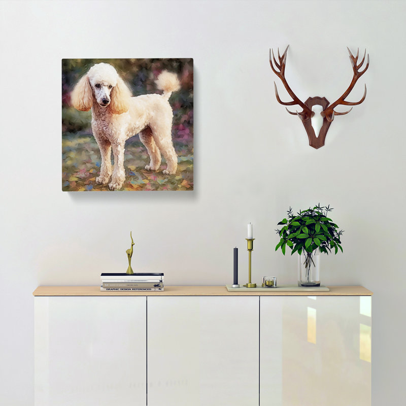 Poodle Post-Impressionism - No Frame Print, 35cmH x 35cmW