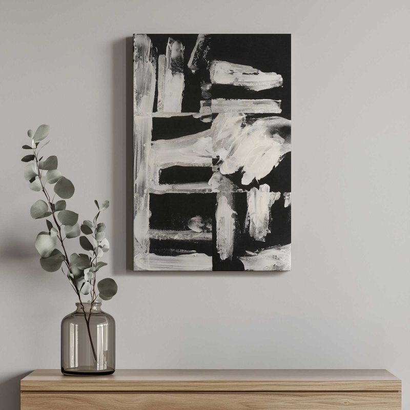 «Structural Dissonance I» par Melissa Wang, reproduction d'art sur toile, Toile tendue, Ne s’applique pas, H 18 po x l 12 po
