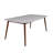 Anautica 6 - Person Wood Patio Dining Set with Rectangular Table