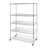 Durable 5-Tier NSF-Certified Steel Shelving with Wheels-1831095990-1831095978