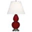 Petite lampe d'appoint à double gourde-371895590-372527709