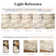 Sarah Modern Abstract Machine Washable Area Rug with Non-Slip Backing