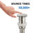 Pop-Up Bathroom Sink Drain Stopper without Overflow, Bathroom Sink Drain Assembly without Overflow-104223805